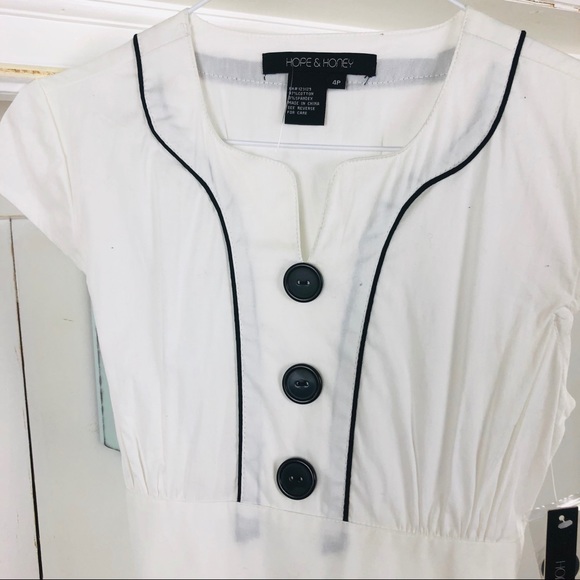 Hope & Honey White Dress Size 4 - Picture 3 of 5